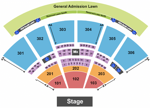 Utah First Credit Union Amphitheatre Rod Stewart Seating Chart
